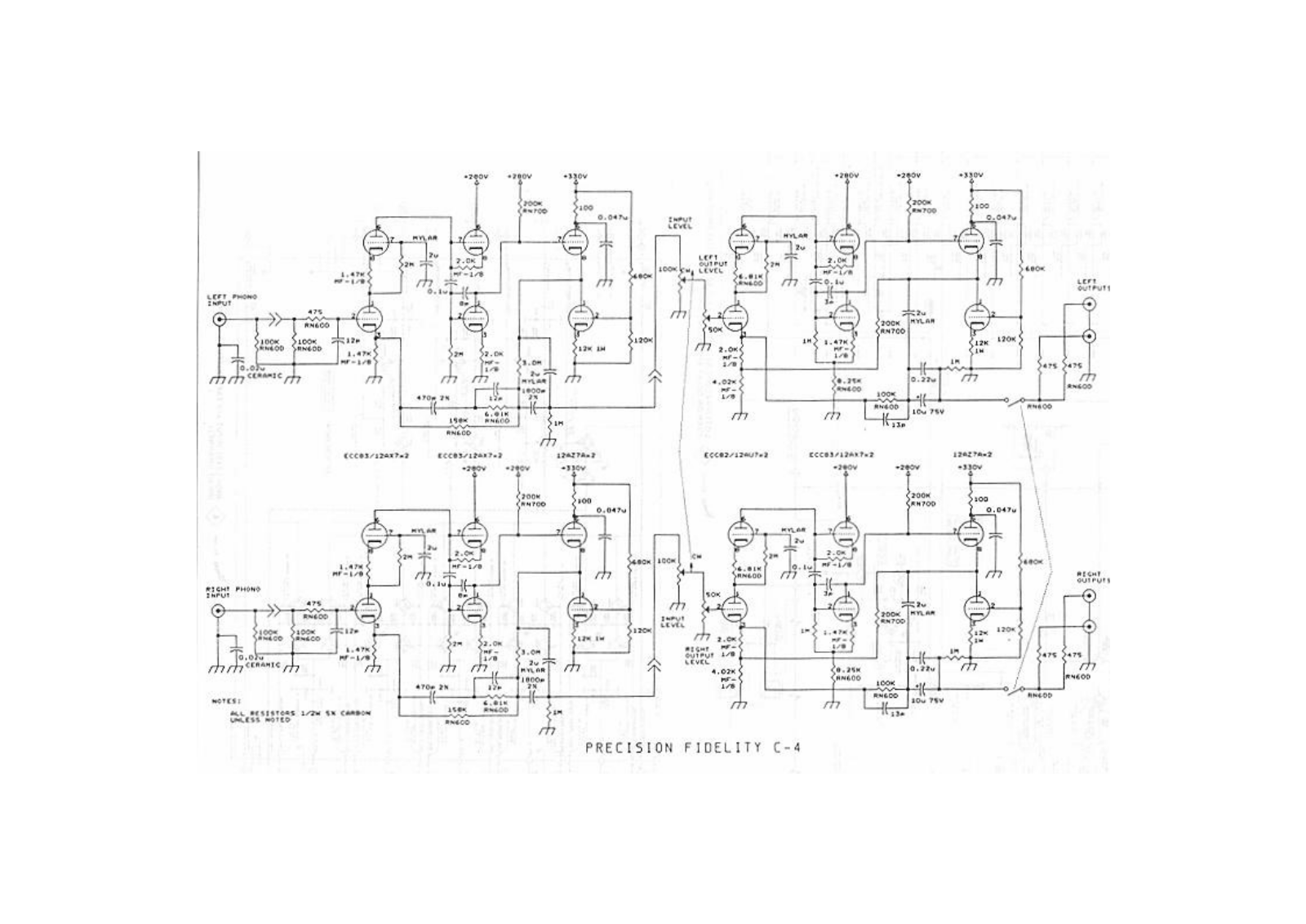 Precision Fidelity PrecisionFidelity-C4 Schematic - ManualMachine.com