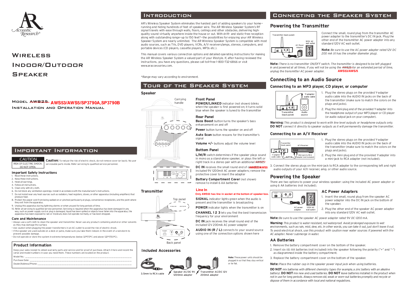 Uni Art Precise SP3792A 001R User Manual