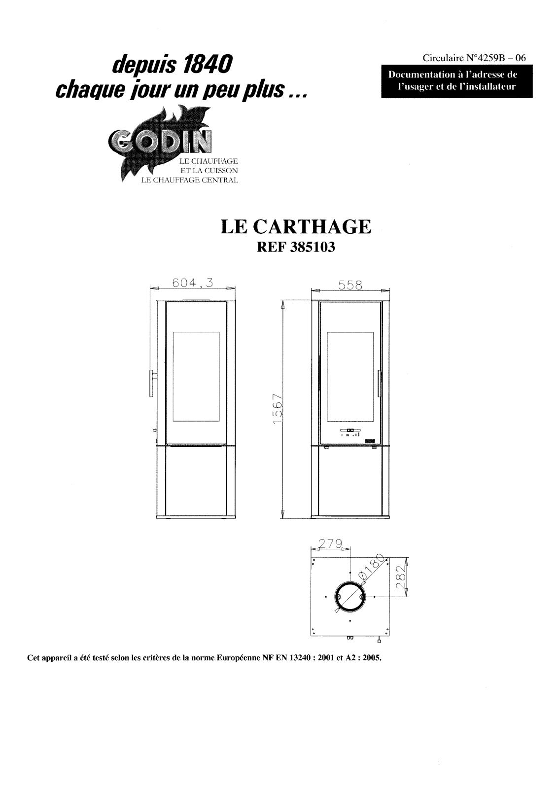 GODIN 385103 User Manual - ManualMachine.com