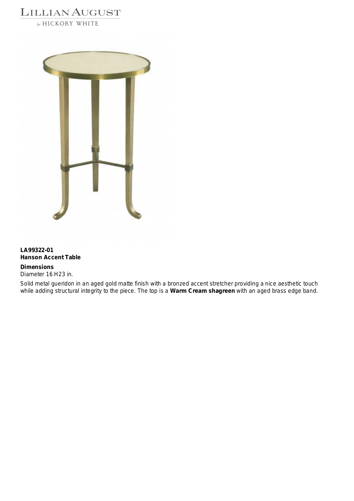 Lillian August PCFE2096 Specifications - ManualMachine.com
