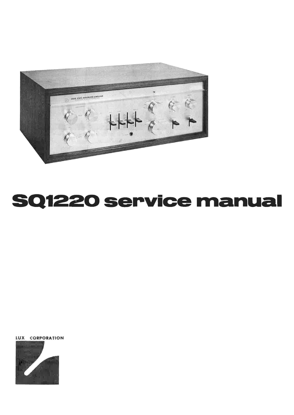 Luxman SQ-1220 Service Manual