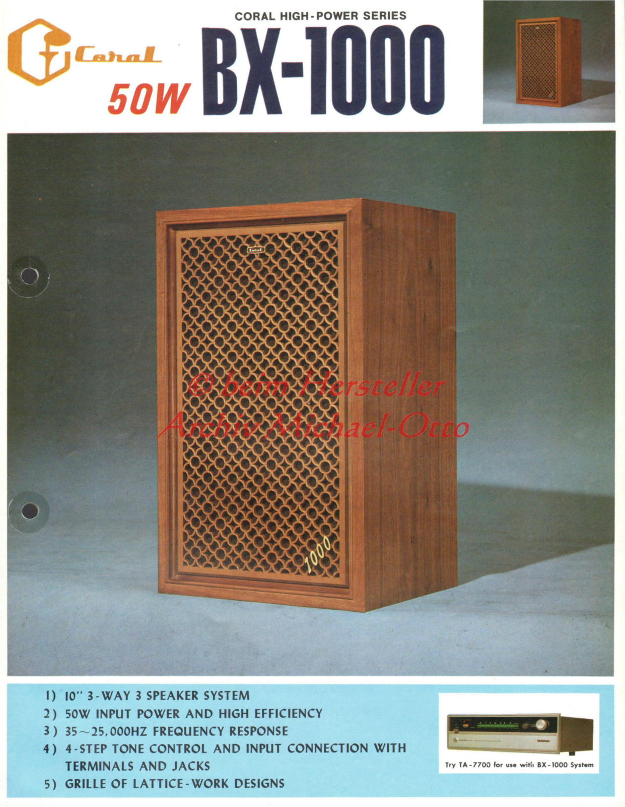 Coral BX-1000 User guide - ManualMachine.com