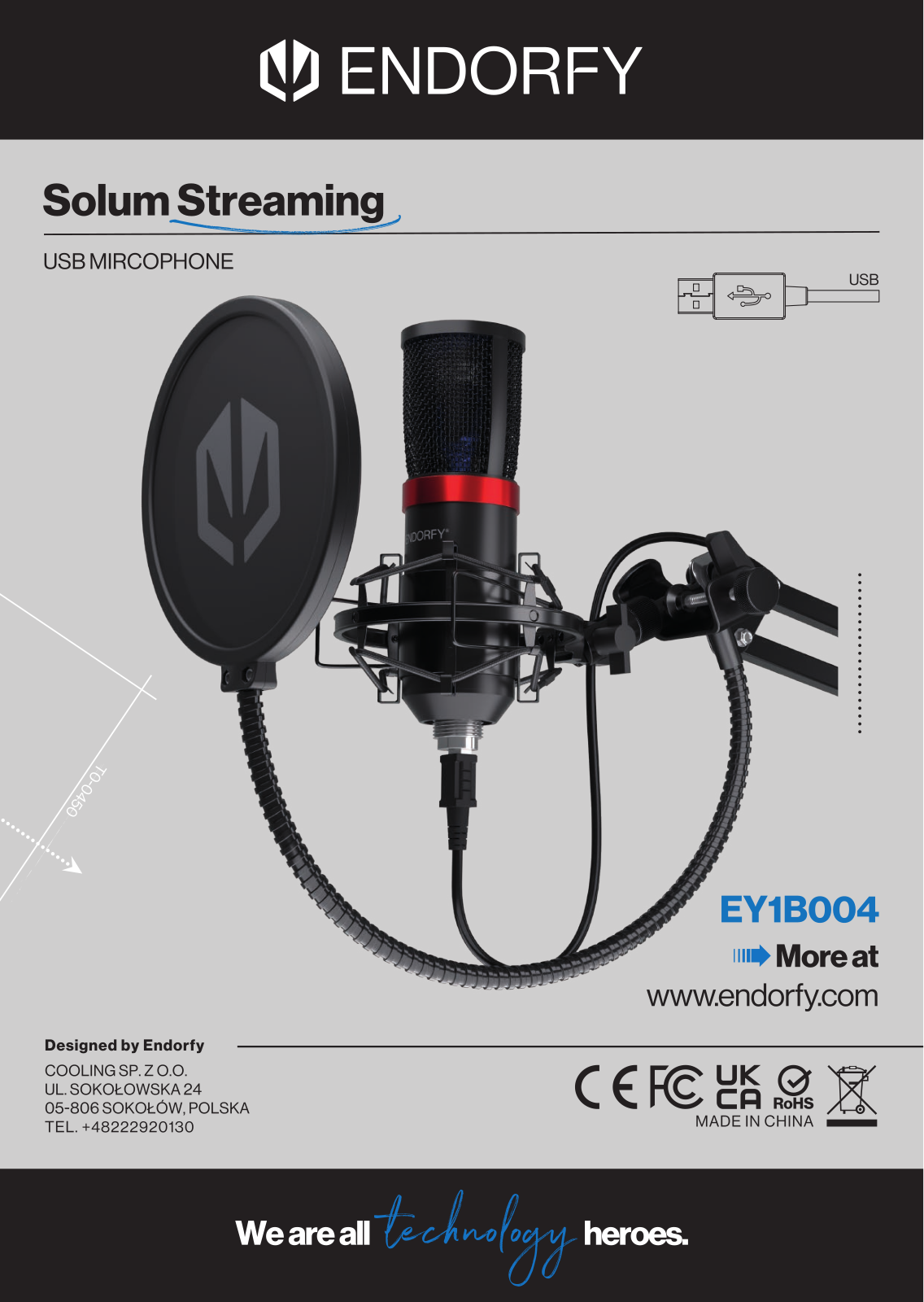 Endorfy Solum Streaming, EY1B004 User manual - ManualMachine.com