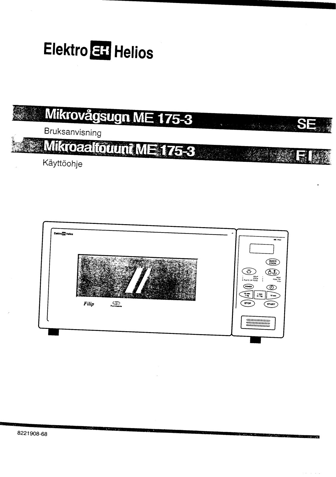 Elektro helios ME175-3 User Manual