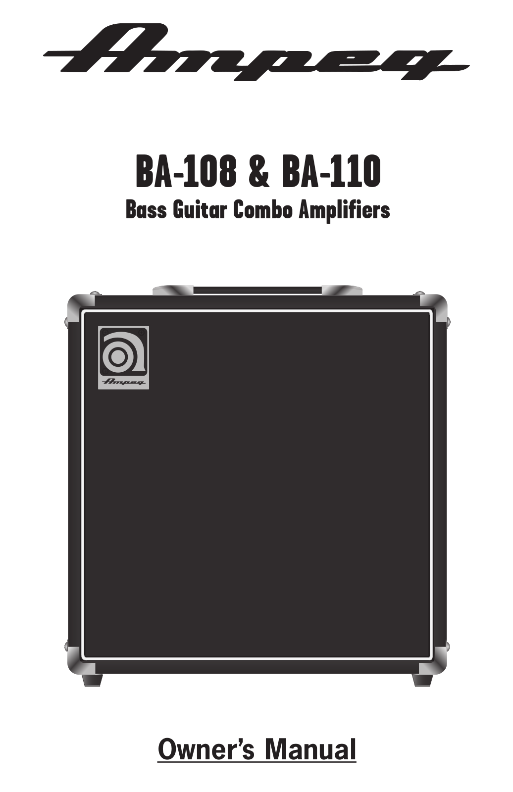 Ampeg BA-108 User Manual