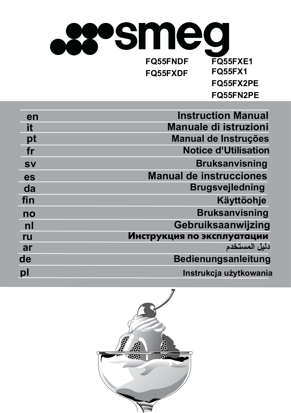 Smeg FQ55FXDF User manual