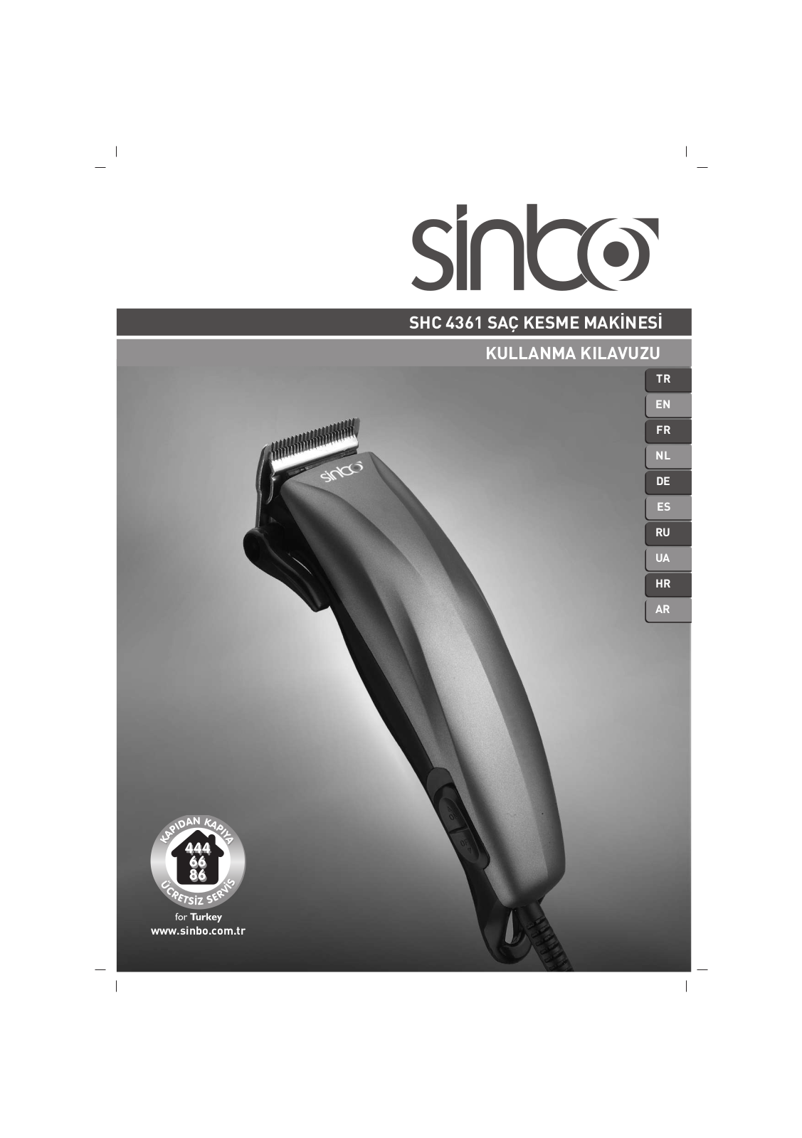 Sinbo SHC 4361 User Manual