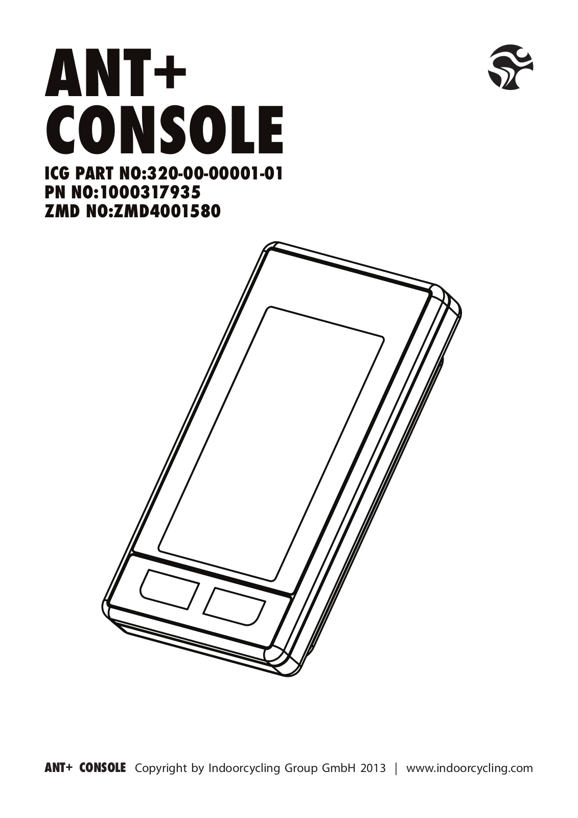 IndoorCycling Group ANT+ CONSOLE User Manual