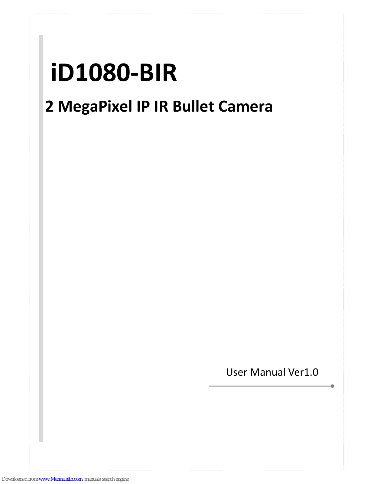 EOC iD1080?BIR, iD1080-MB User Manual