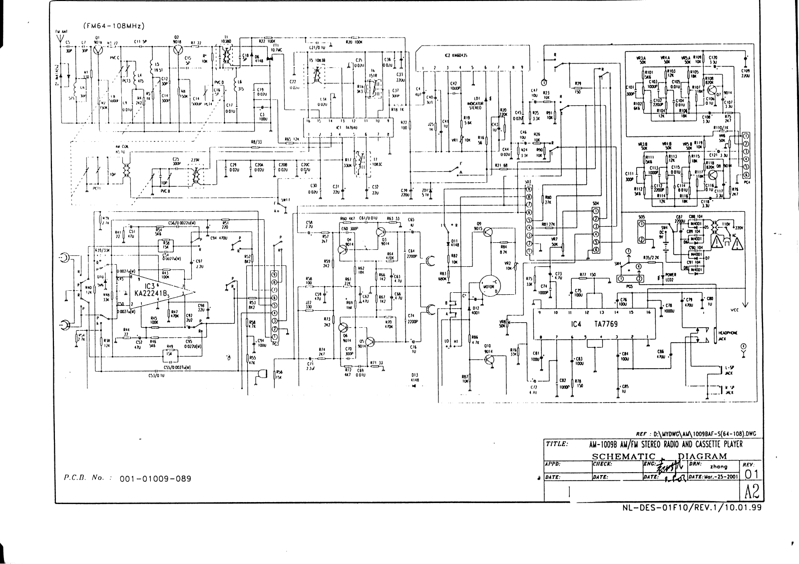 Vitek VT-3419 Schematic