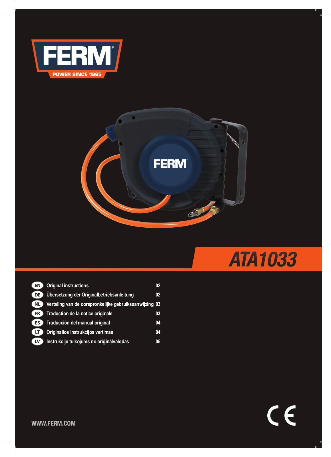 Ferm ATA1033 User manual