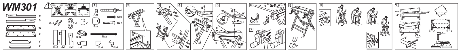 Black & Decker Wm301 Instruction Manual