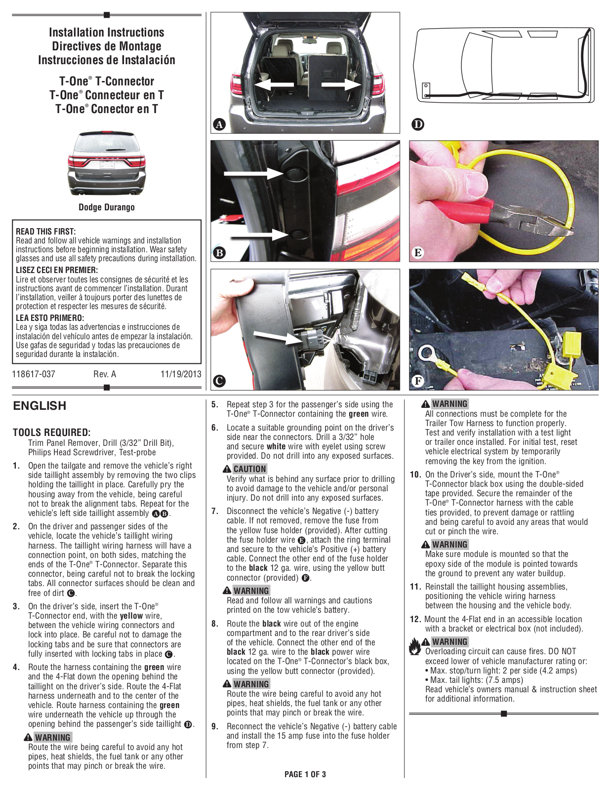 Reese 118617 User Manual