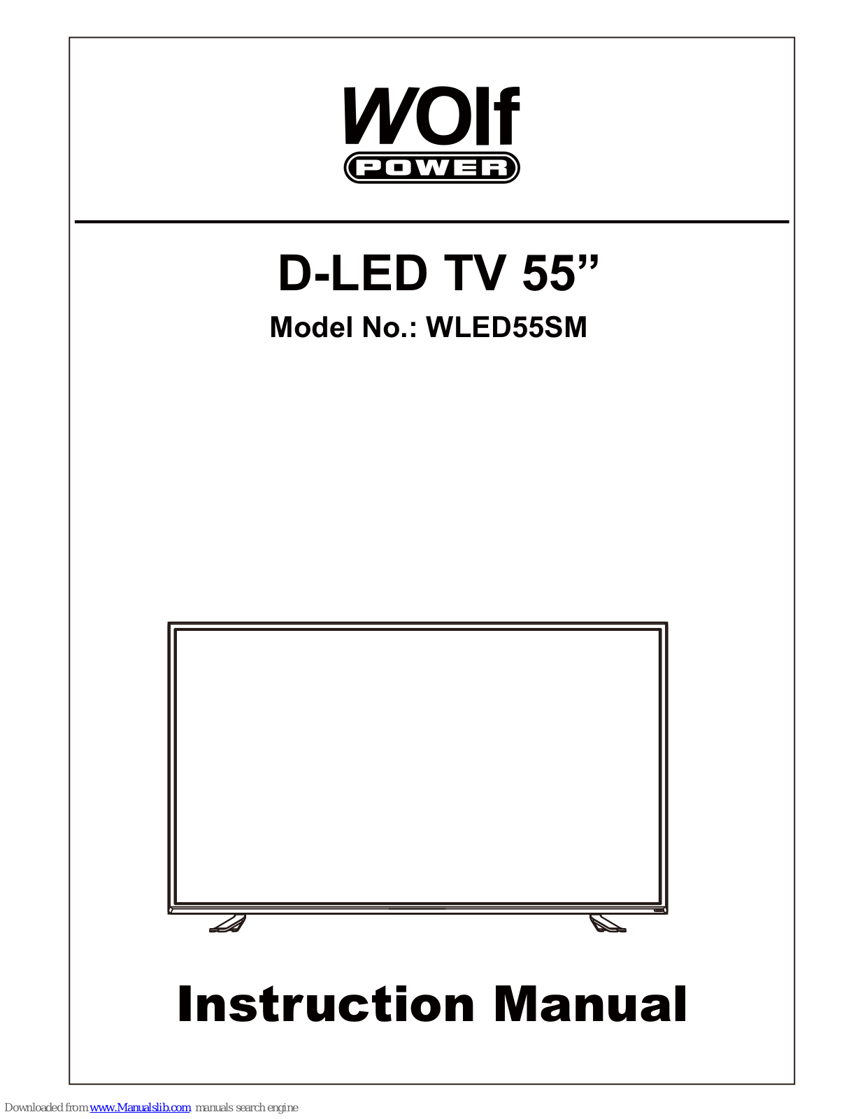 Wolf Power WLED55SM Instruction Manual - ManualMachine.com