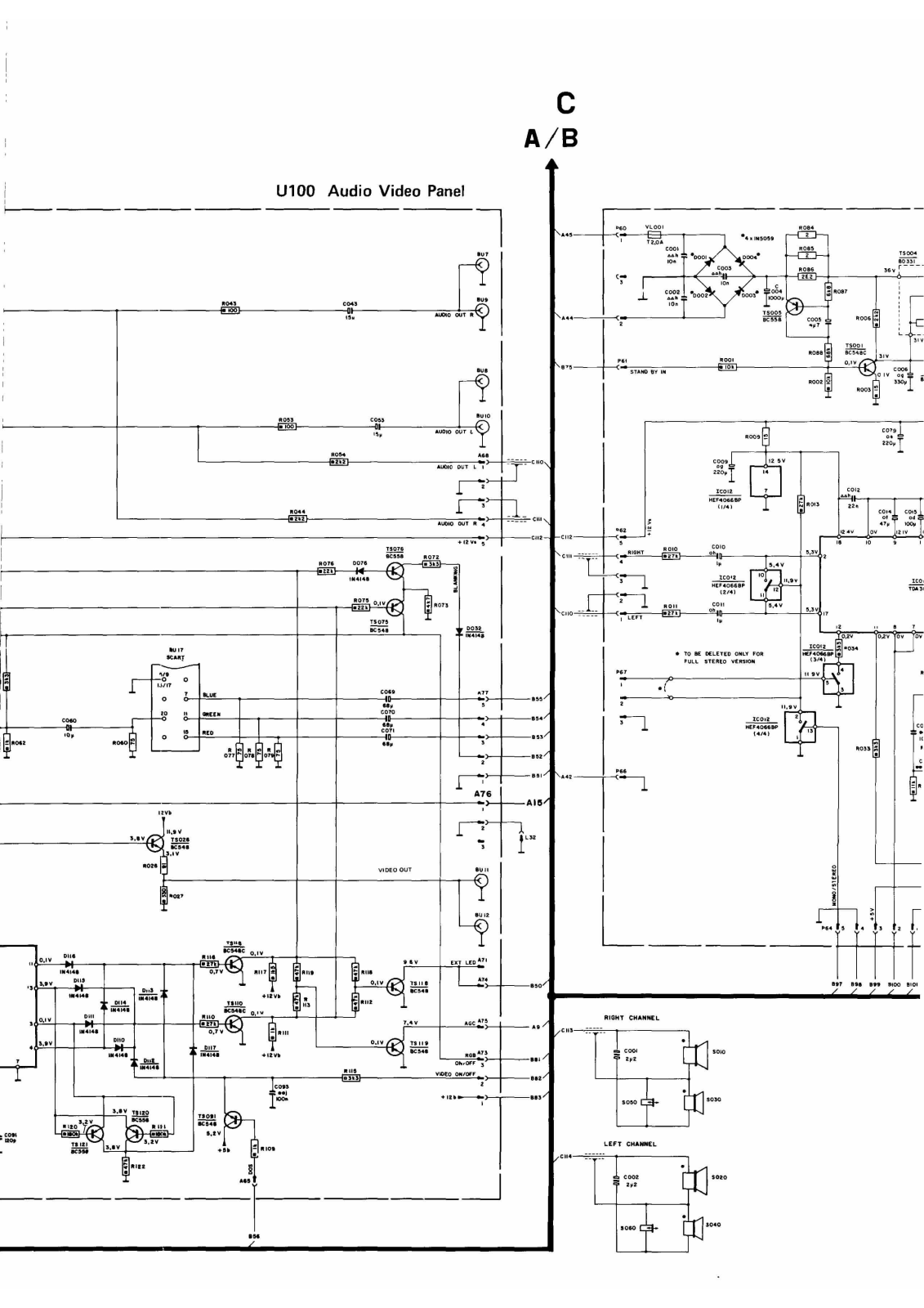 Philips 14CT6555 Schematic