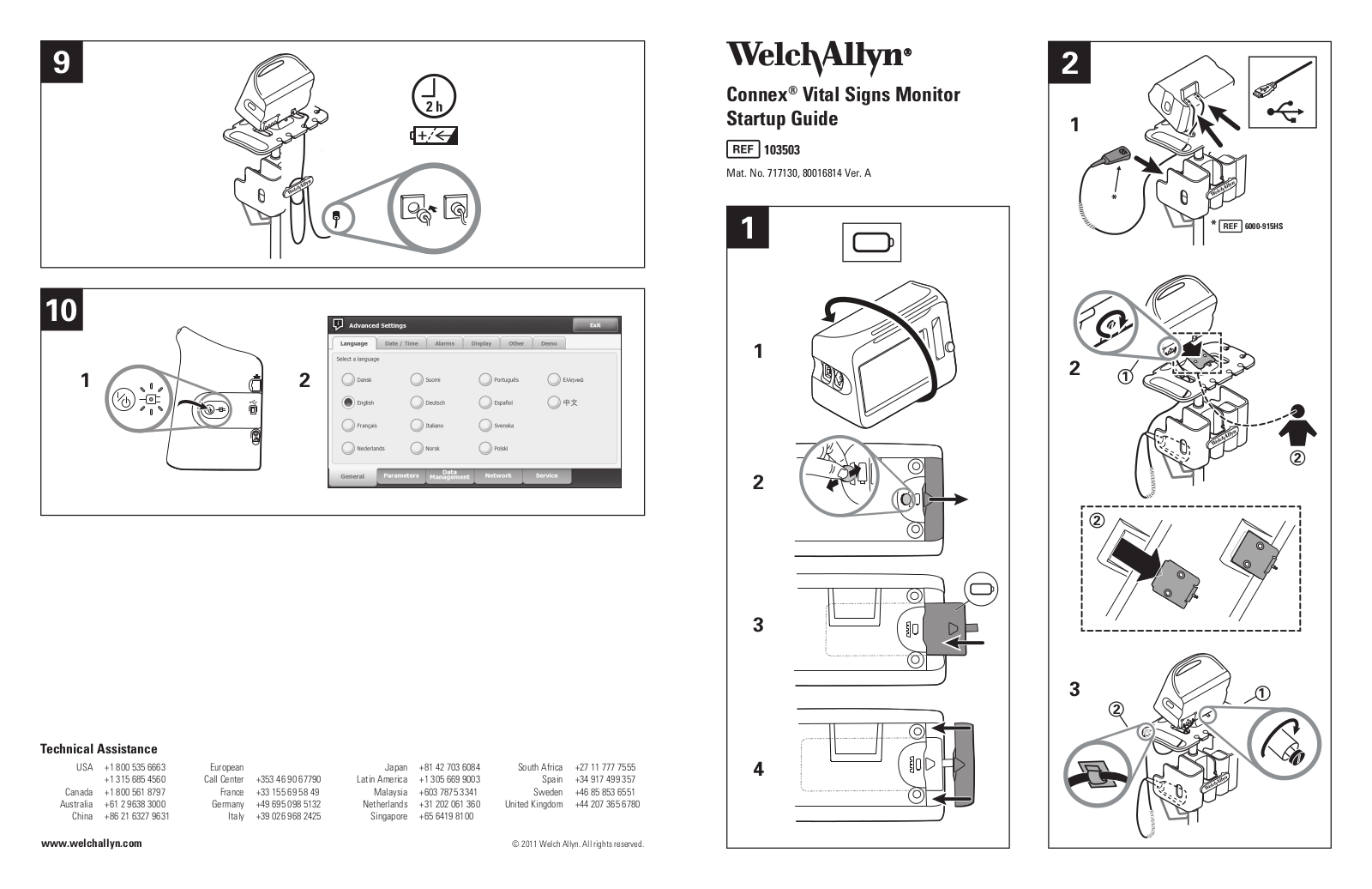 Welch Allyn Connex Vital Signs Monitor Installation Guide