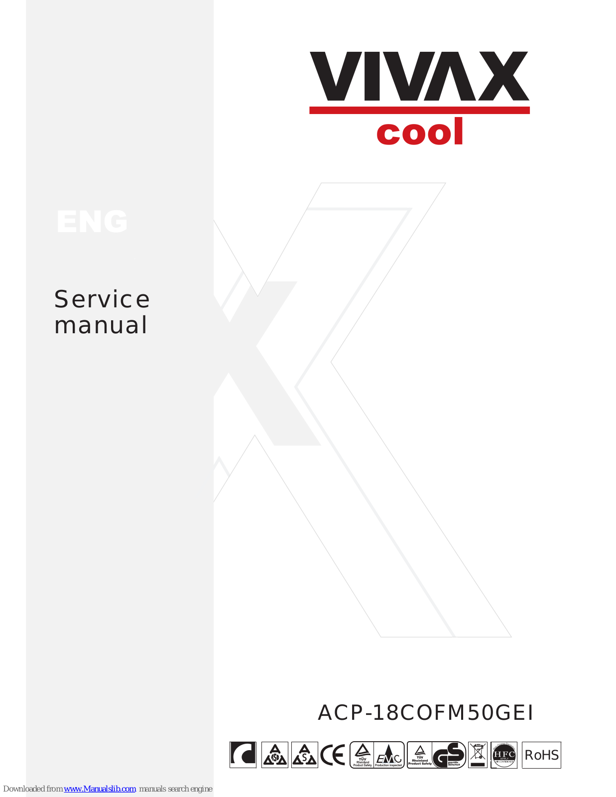 Vivax ACP-18COFM50GEI Service Manual