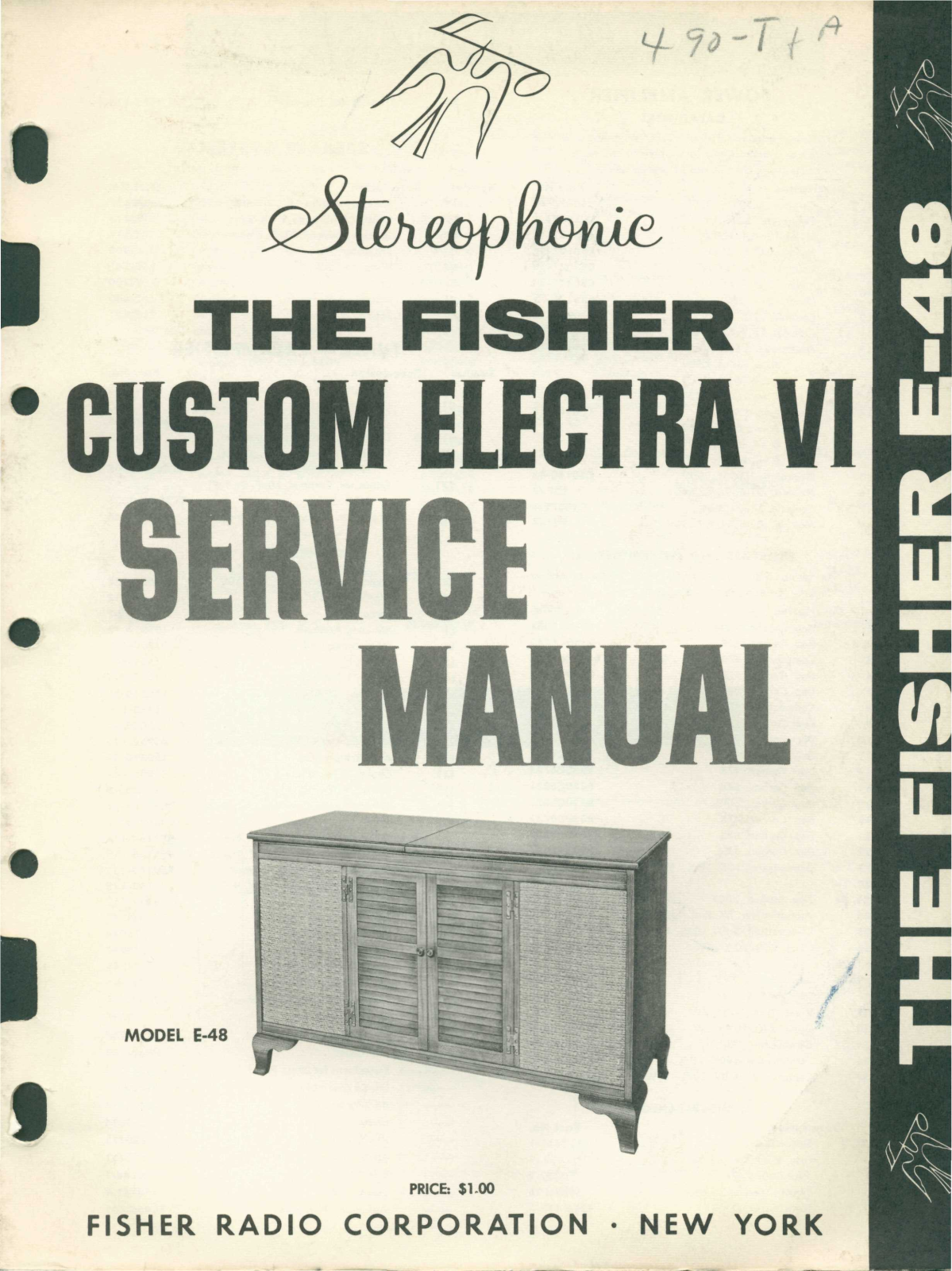 Fisher Electra-E-48 Service Manual