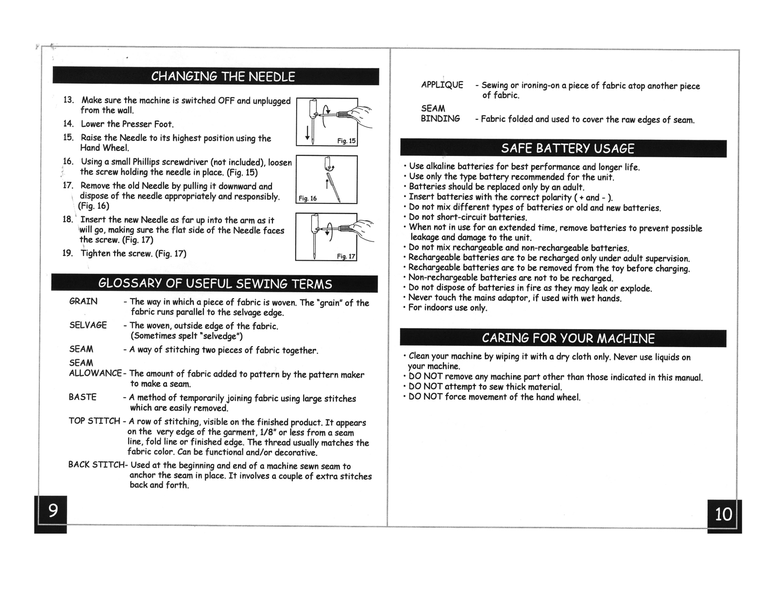 Mga Entertainment BRATZ SEW STYLIN SEWING MACHINE 9 10 User Manual