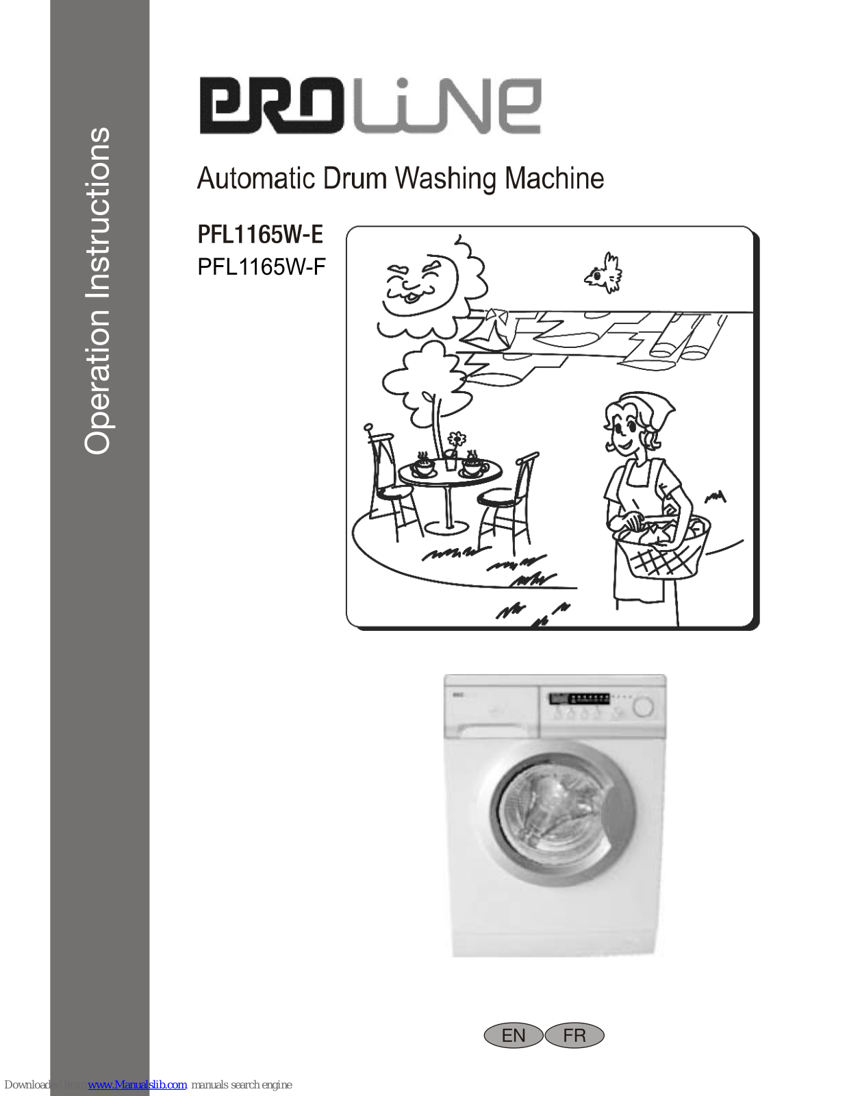 Proline PFL1165W-F, PFL1165W-E User Manual