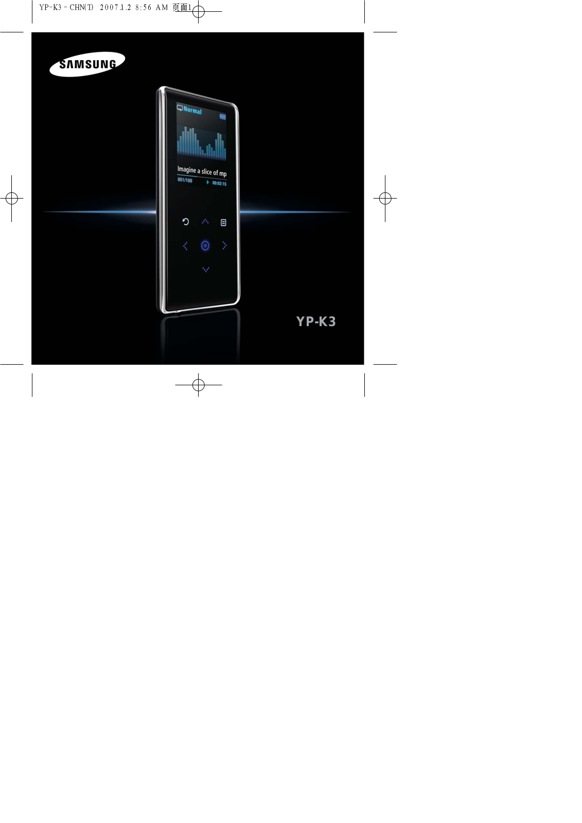 Samsung YP-K3AR, YP-K3QG, YP-K3AG, YP-K3QB, YP-K3ZG User Manual