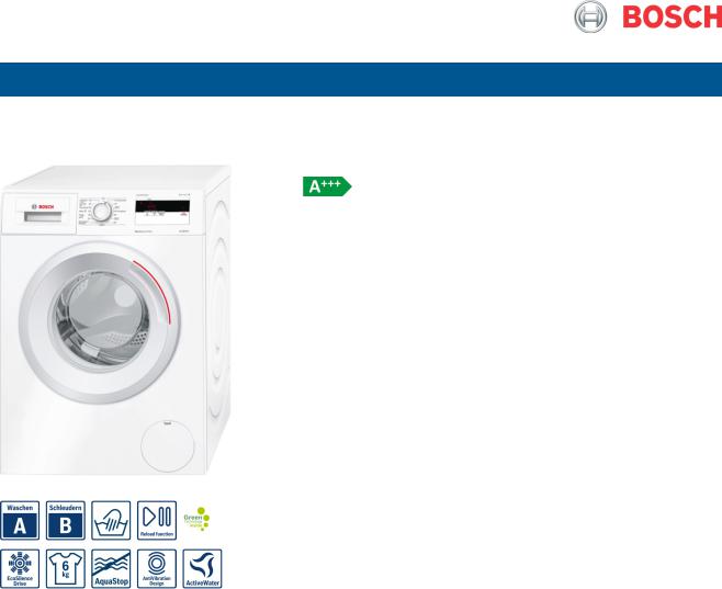 Bosch WAN280A1 User Manual