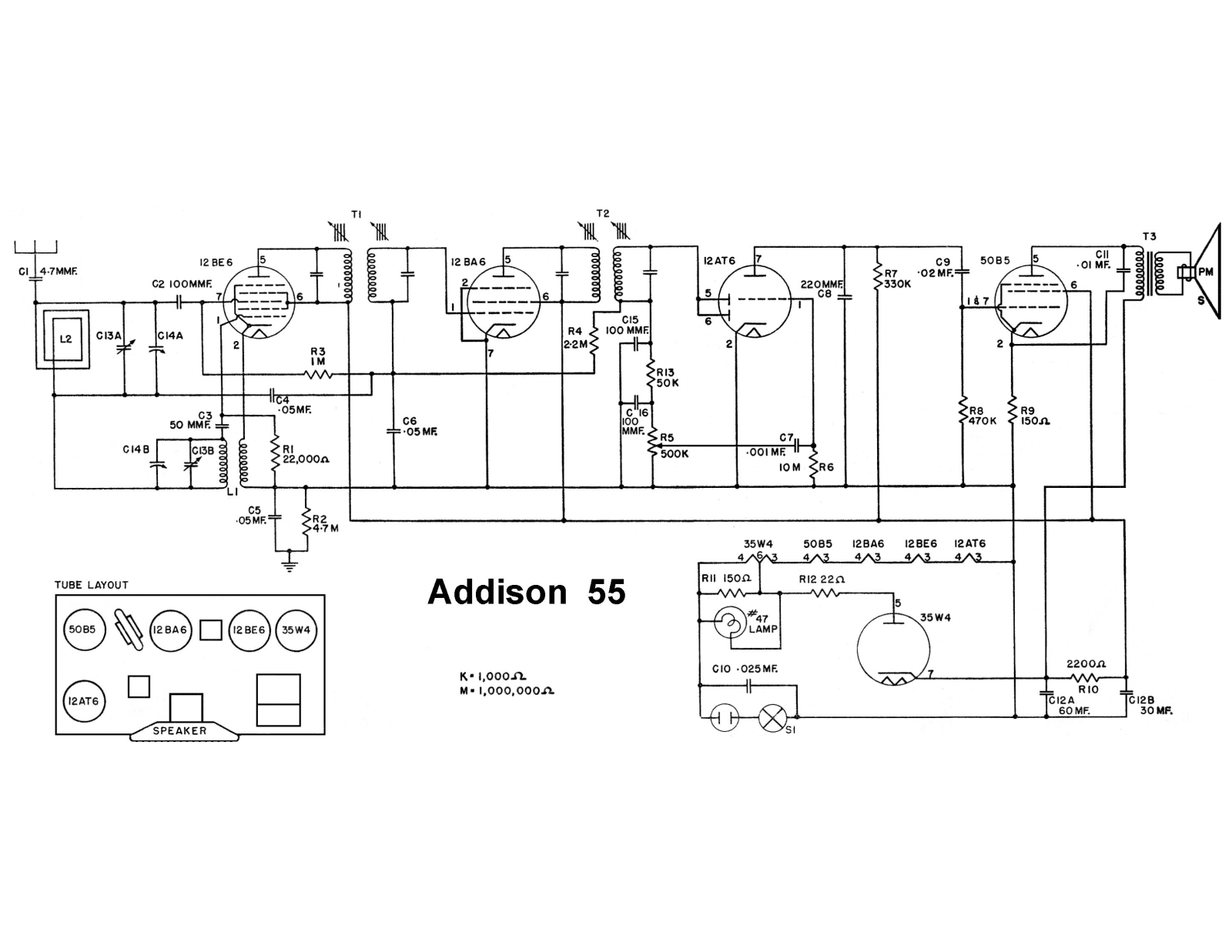 Addison 55 schematic