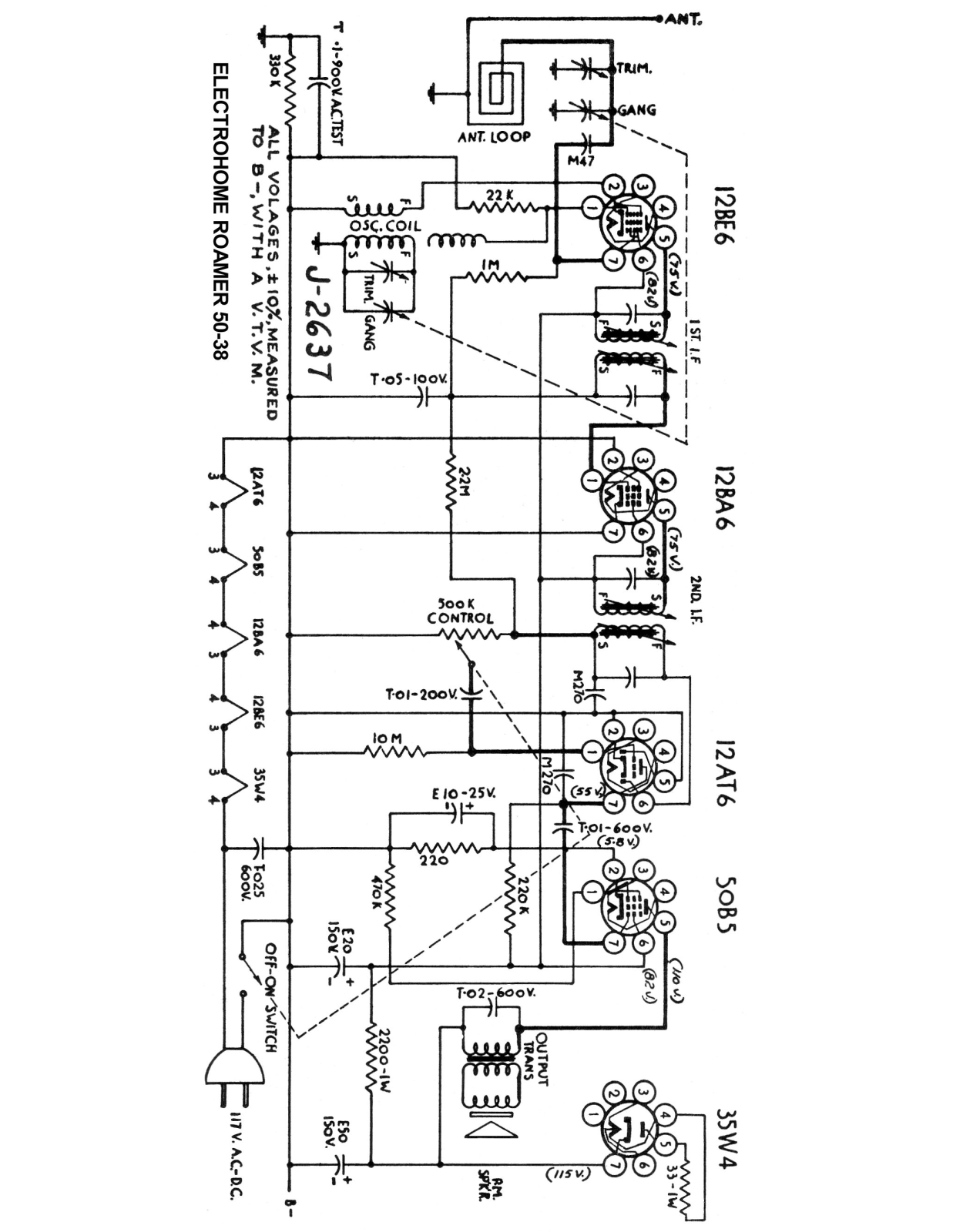 ElectroHome Roamer 50_38 Schematic - ManualMachine.com