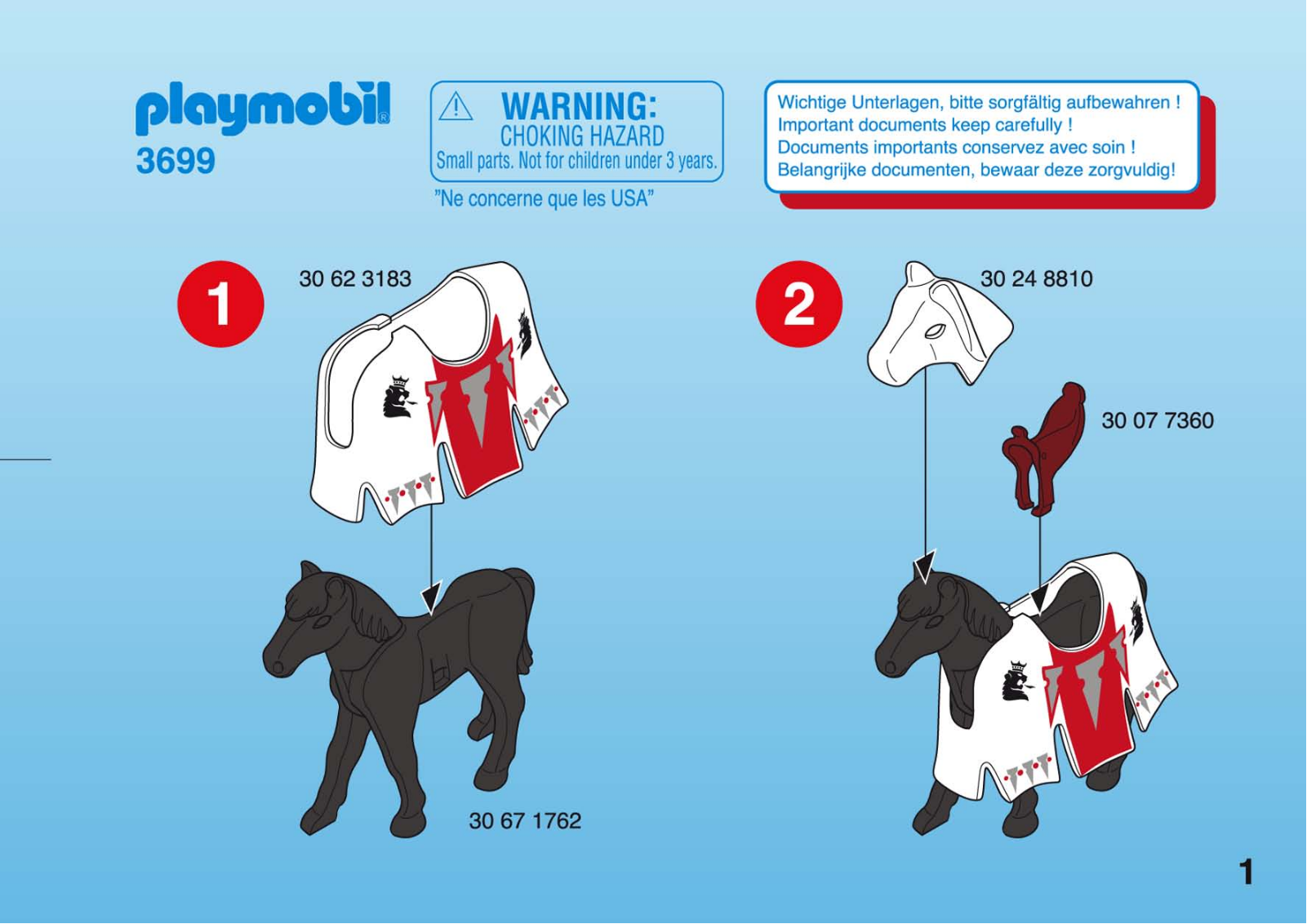 Playmobil 3699 Instructions