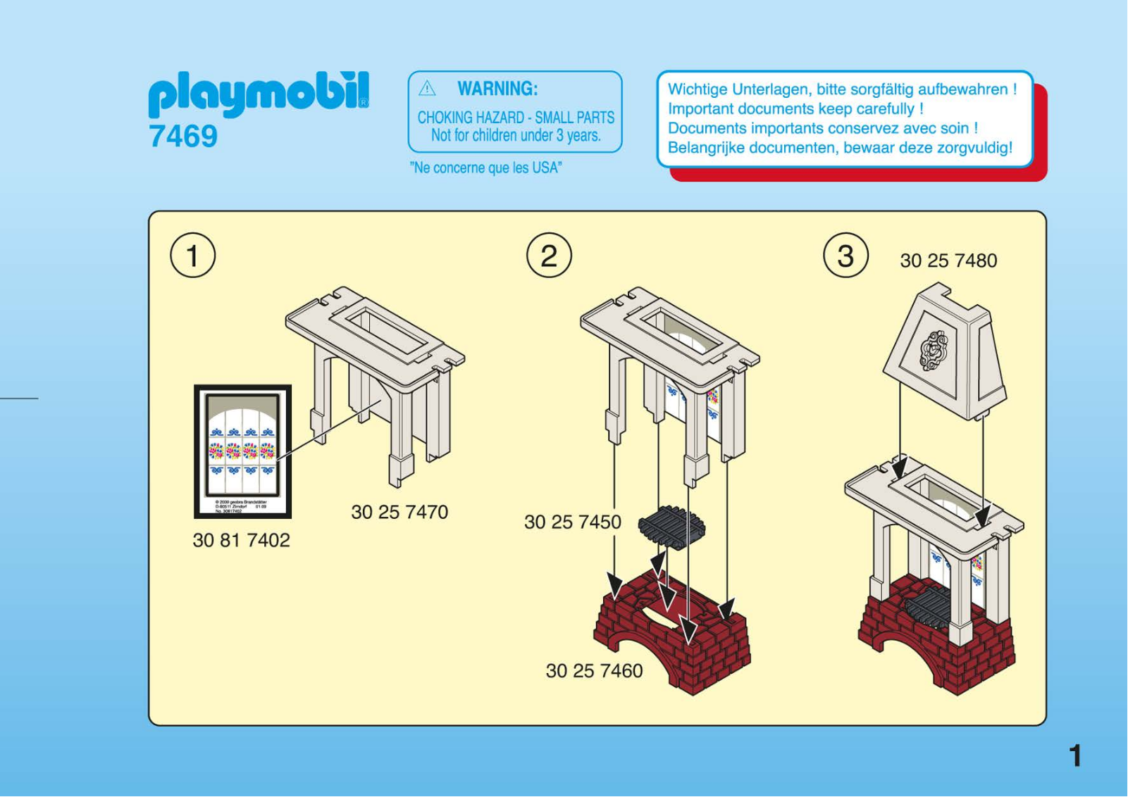 Playmobil 7469 Instructions