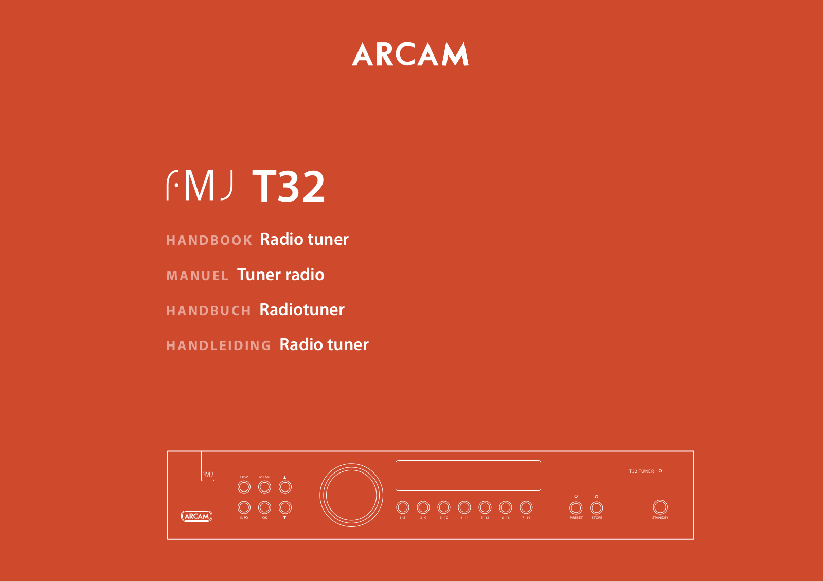 Arcam FMJ T32 Autre Notice