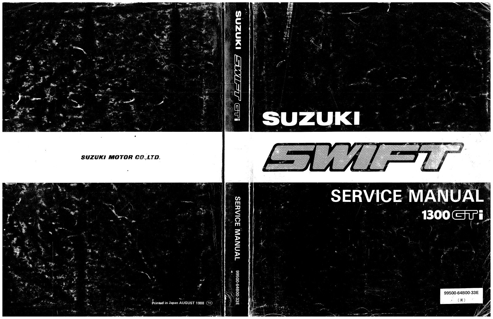 Suzuki Swift GTi 1989, Swift GTi 1990, Swift GTi 1991, Swift GTi 1992, Swift GTi 1993 User Manual