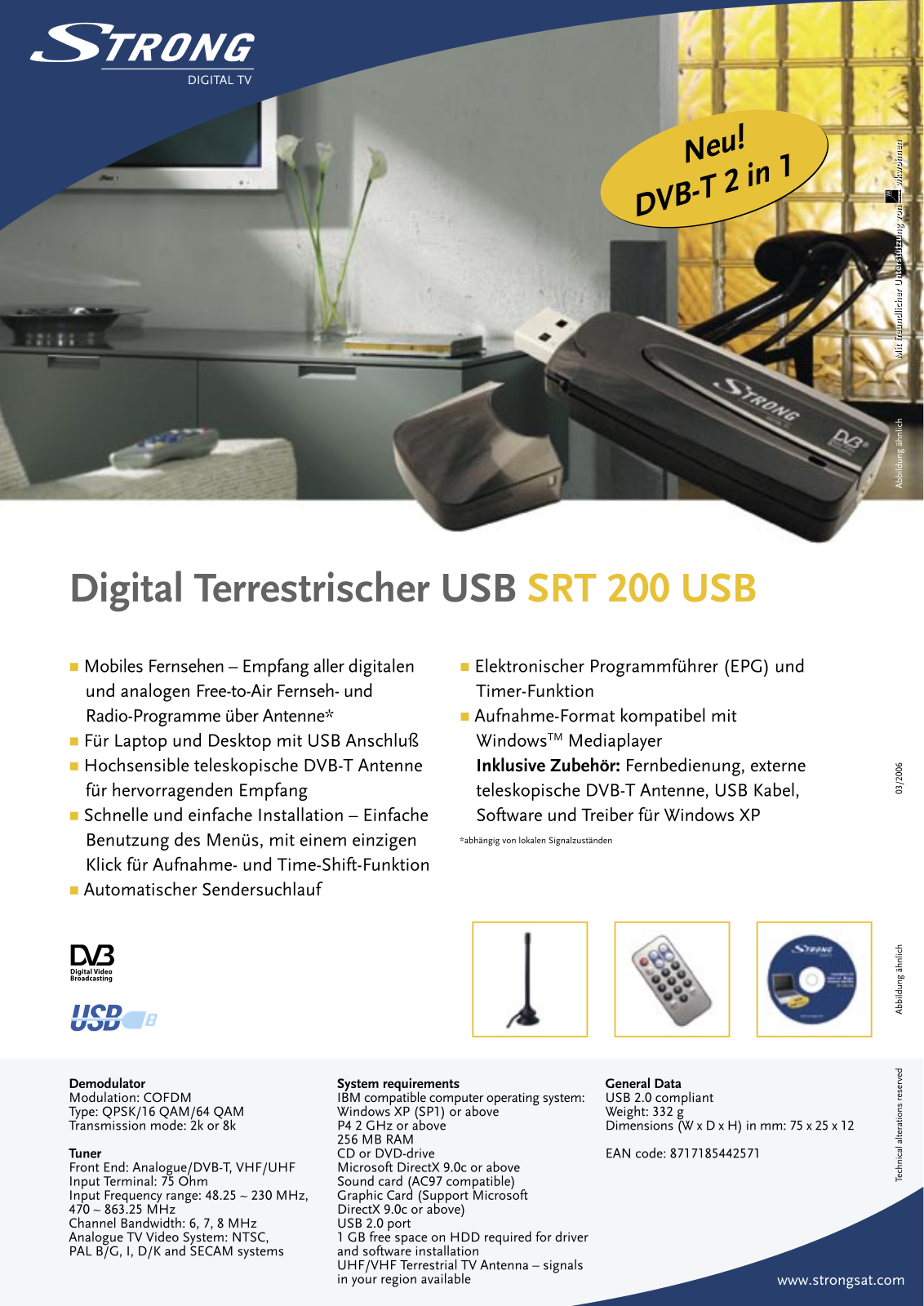 Strong SRT 200 USB BROCHURE