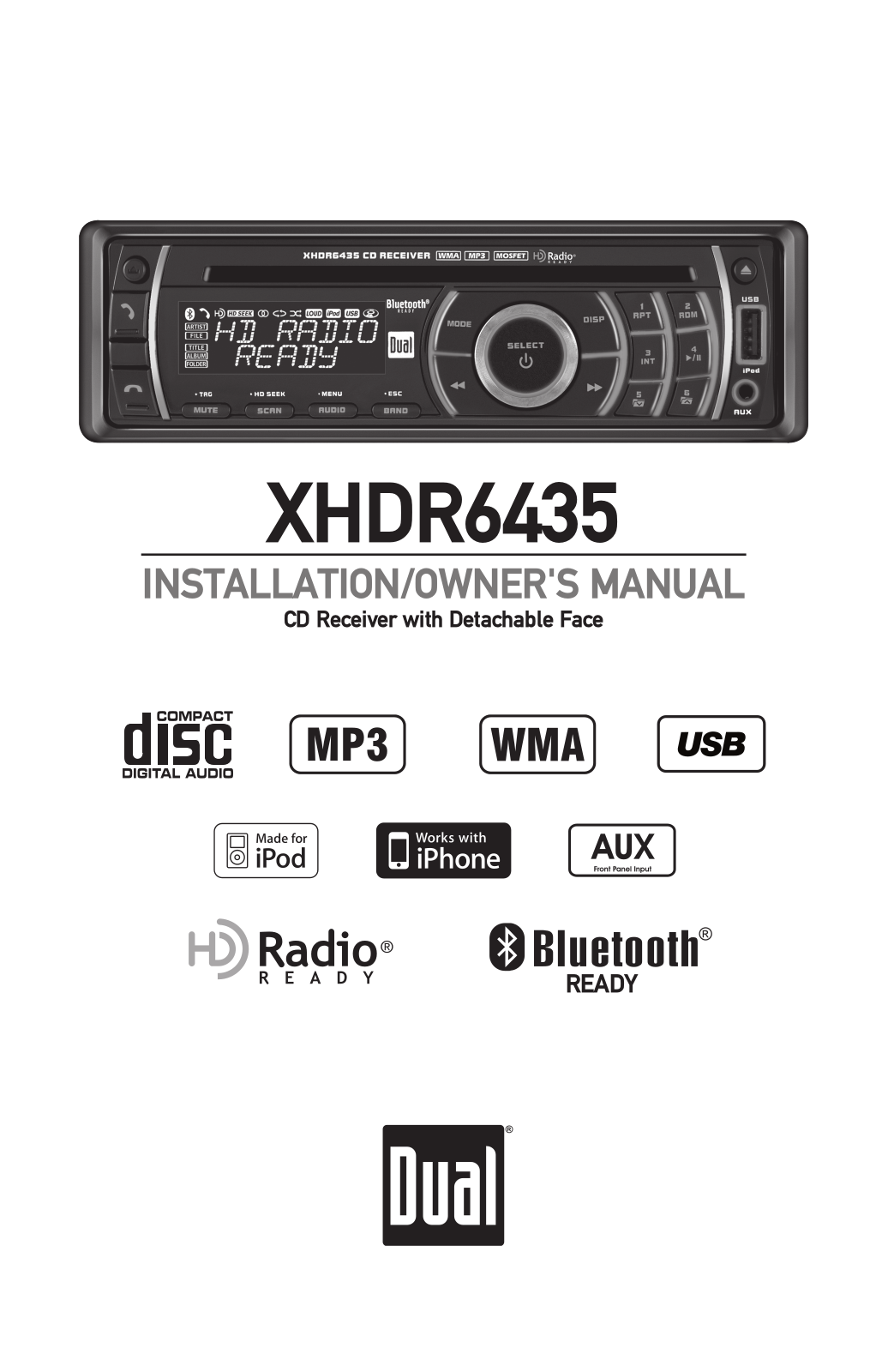 Dual XHDR6435 User Manual