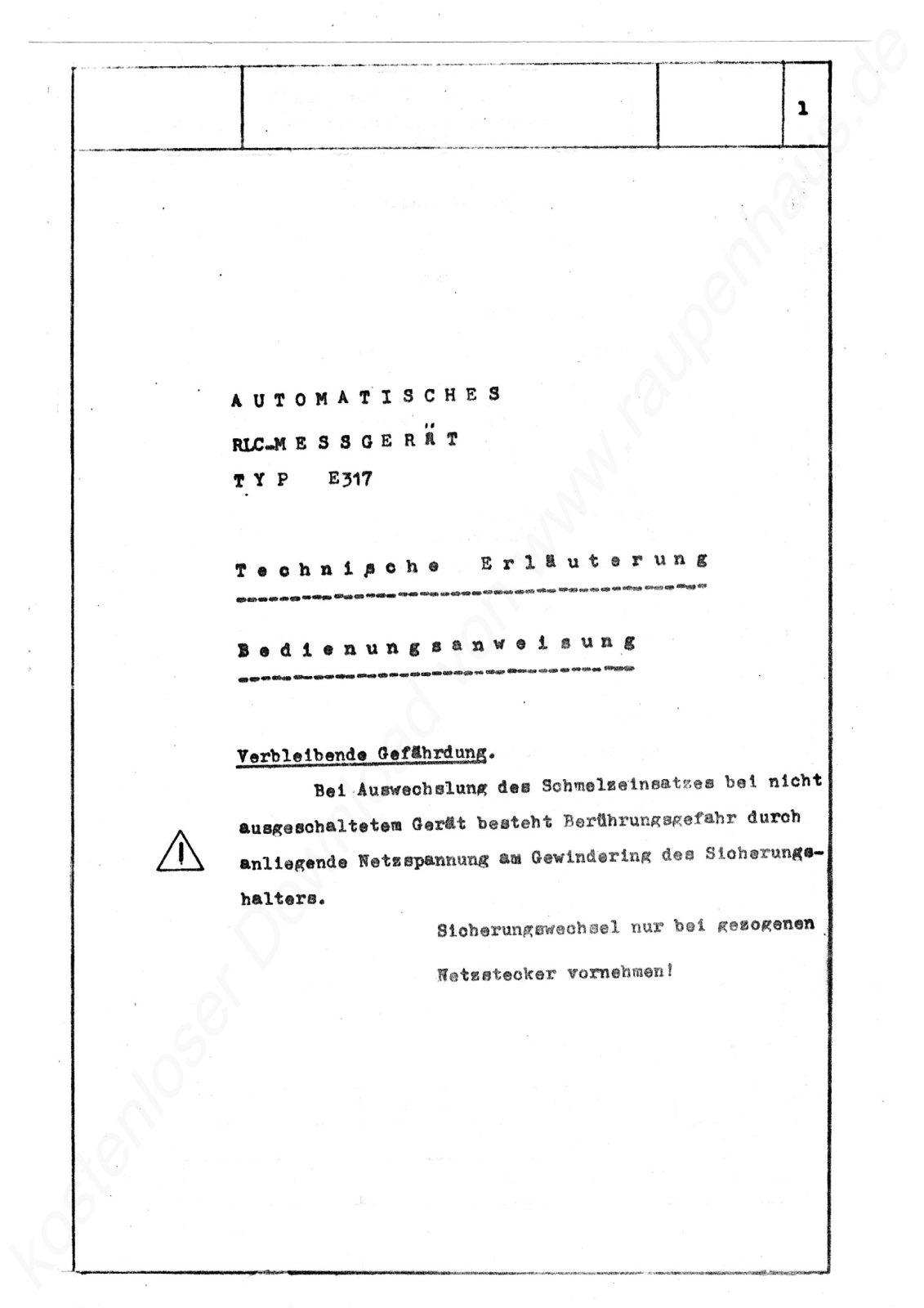 Polskie E317Ba User Manual