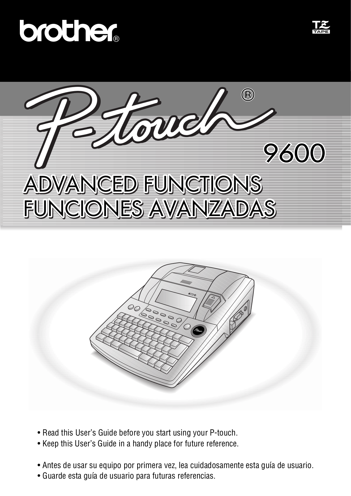 Brother PT-9600 User Manual