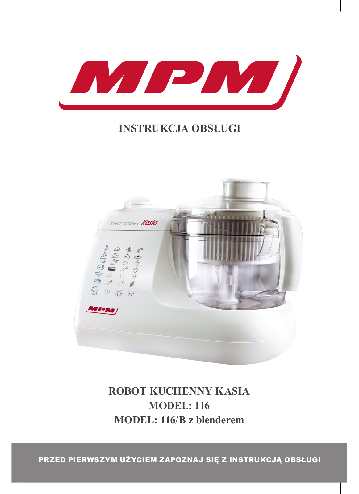 MPM Kasia 116B User Manual