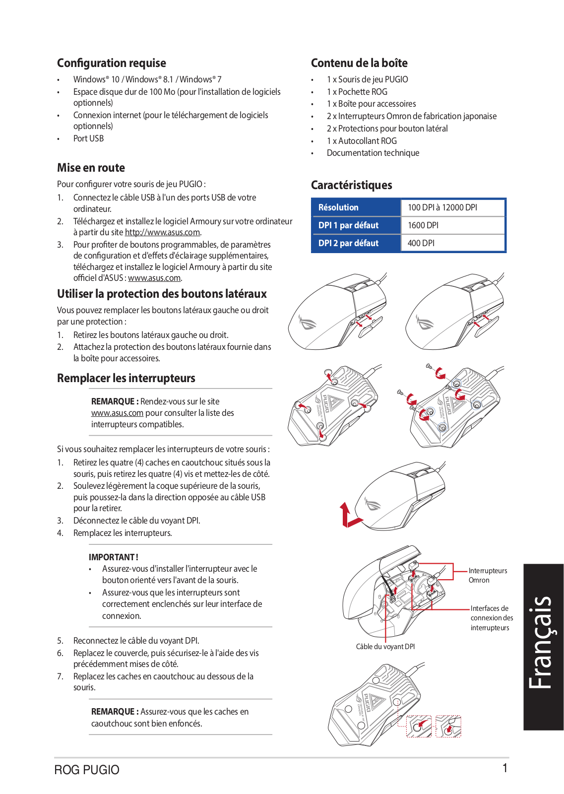 Asus Pugio User’s Manual