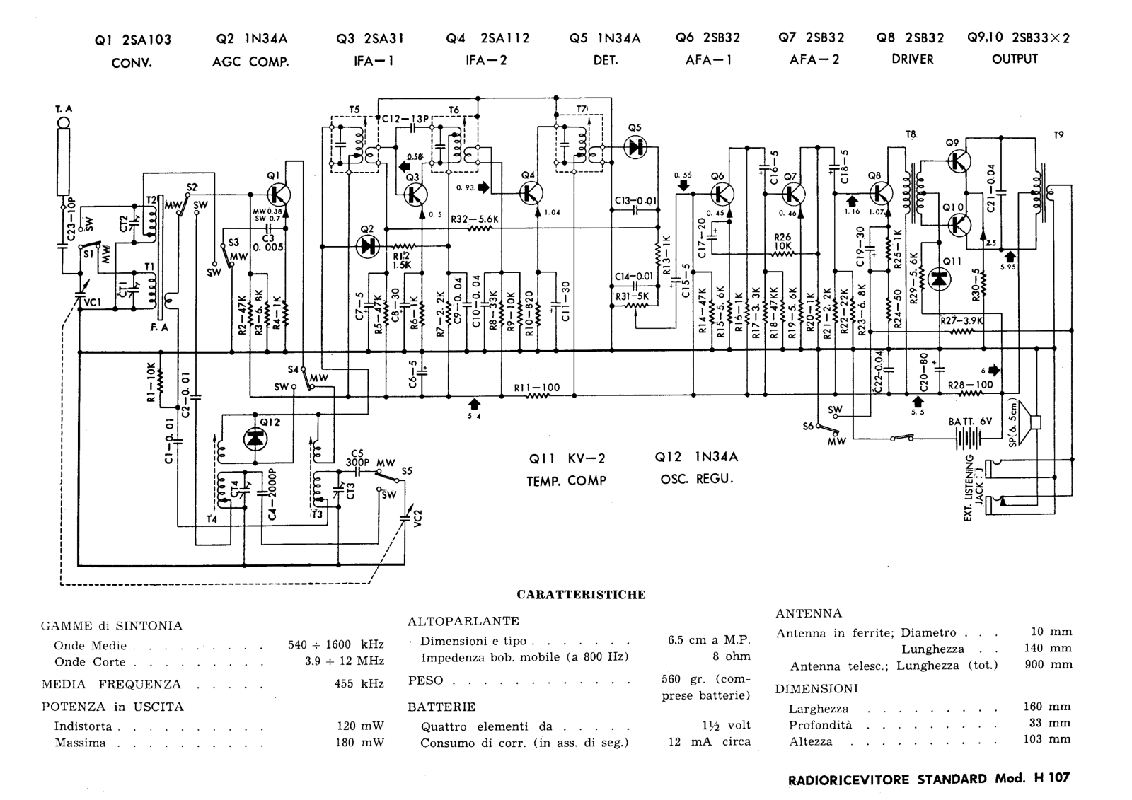 Standard h107 schematic