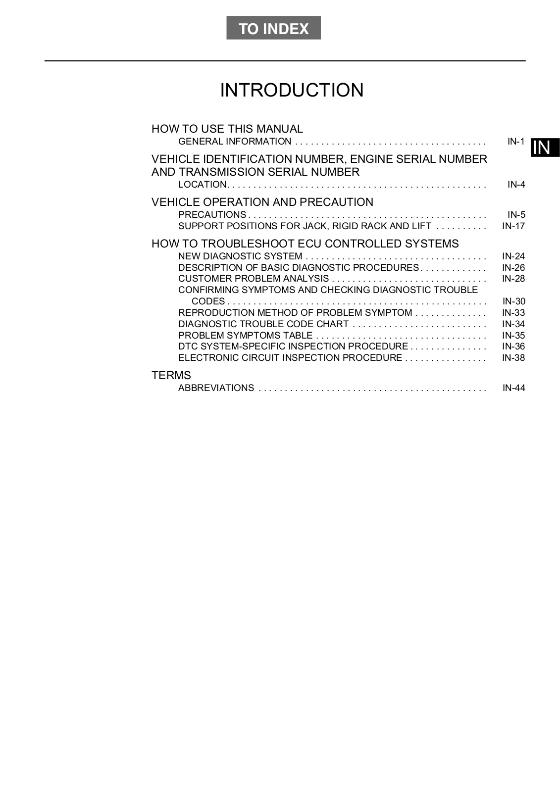 Daihatsu Terios II 2009, Terios II 2010, Terios II 2006, Terios II 2007, Terios II 2008 User Manual