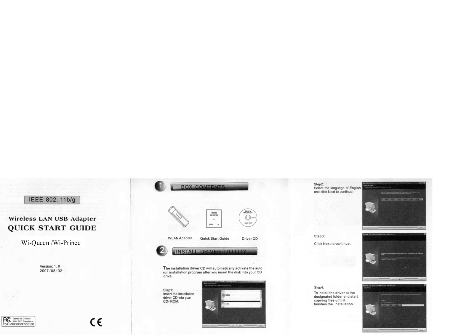 ARGtek Wi-Prince, Wi-Queen User Manual