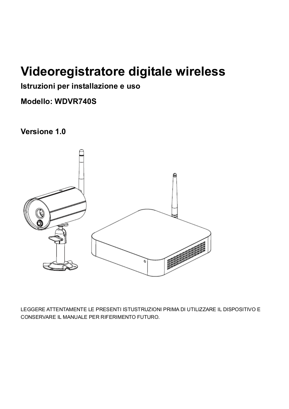 Smartwares WDVR740S User guide