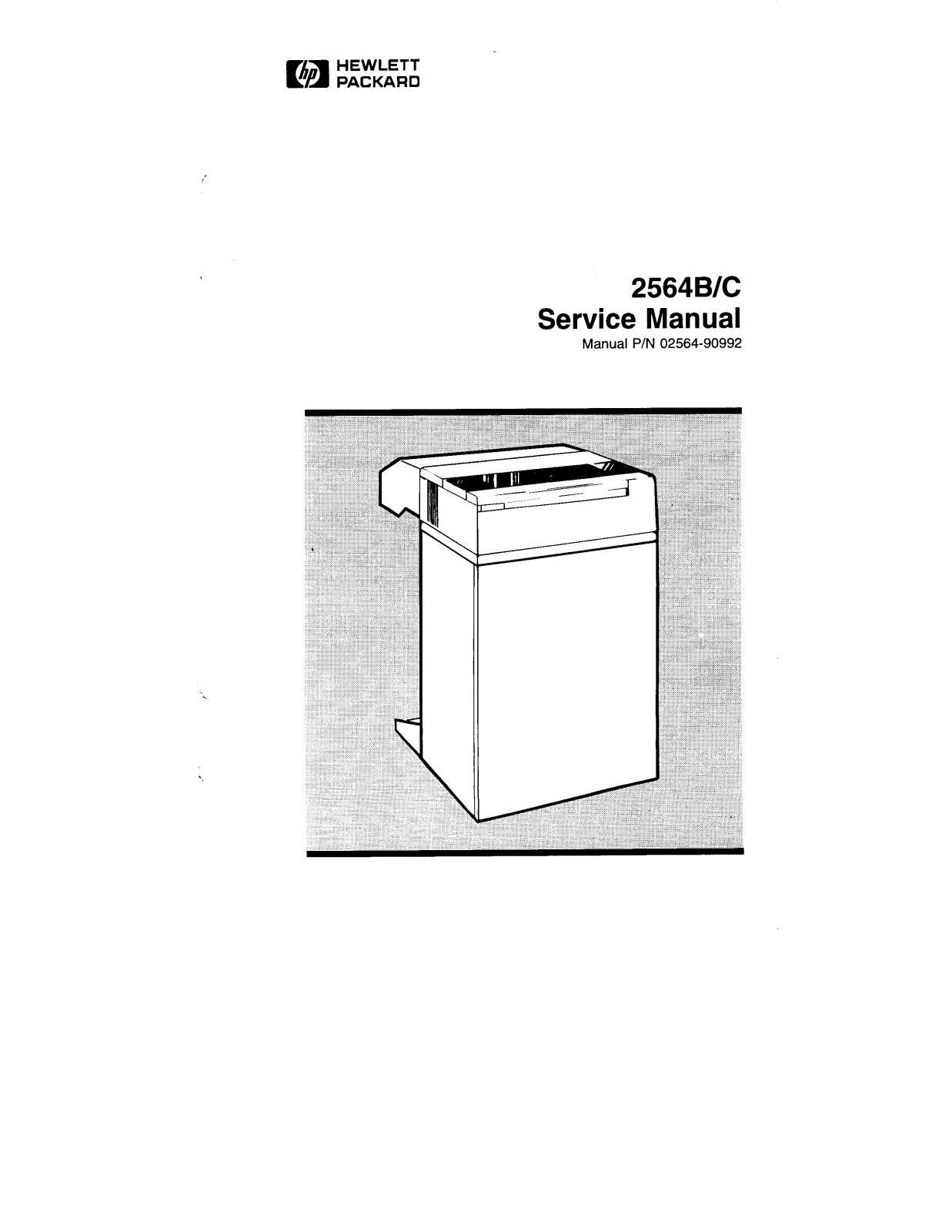 HP 2564B Service Manual