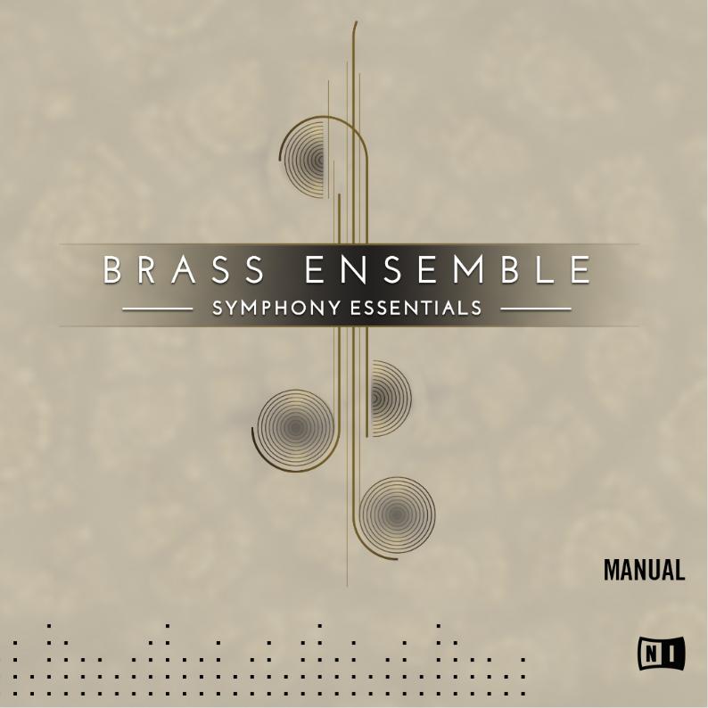 Native Instruments Brass Ensemble User Manual