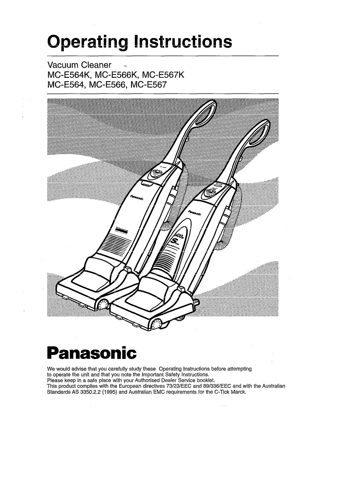 Panasonic MC-E564 User Manual