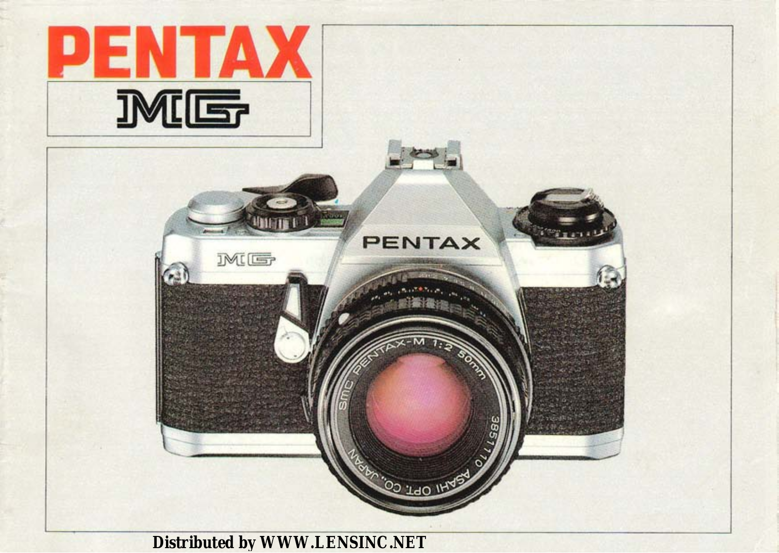 Pentax MG Instruction Manual