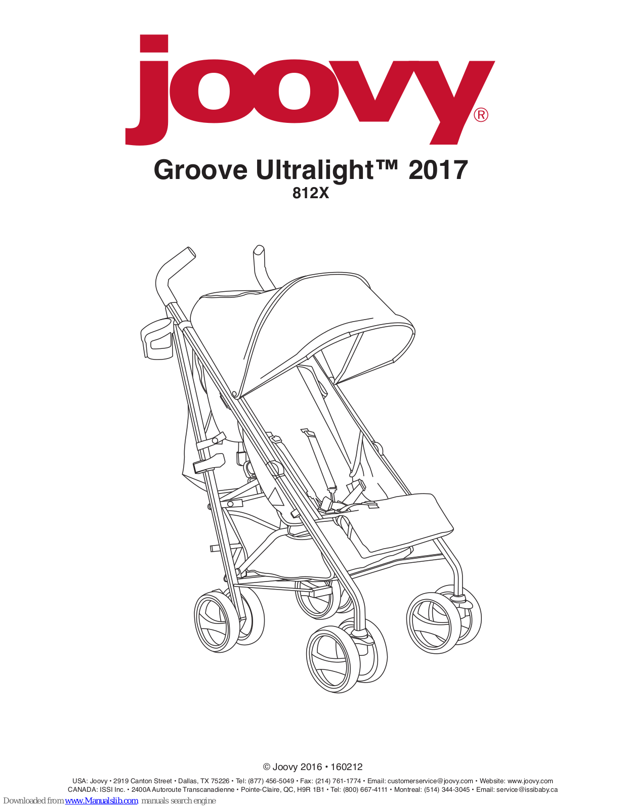 Joovy Groove Ultralight 2017 User Manual