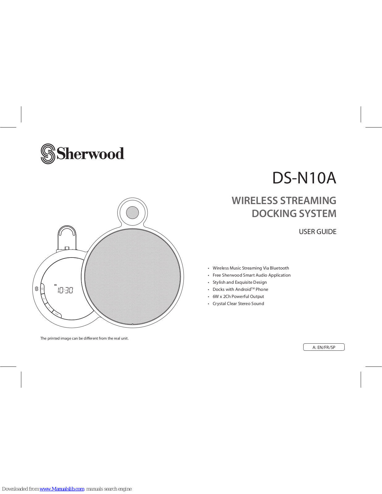 Sherwood DS-N10A User Manual