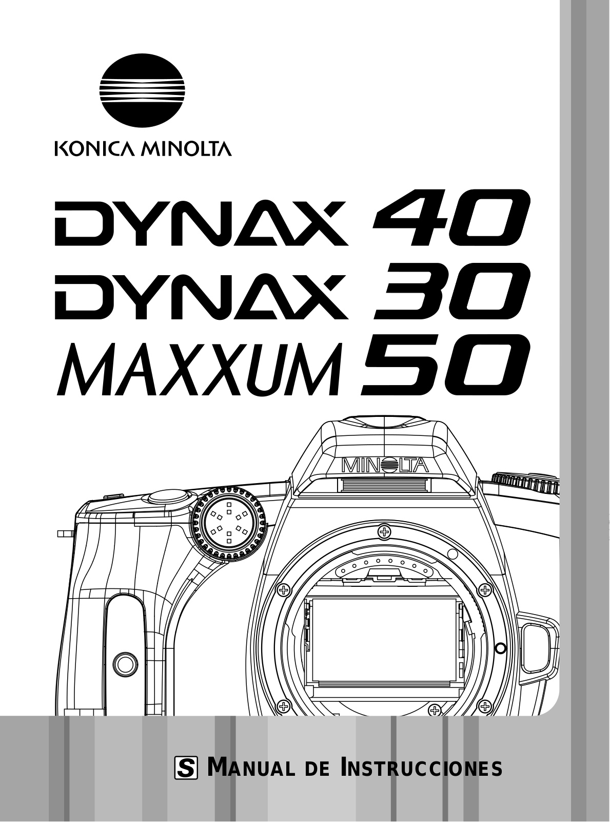 Konica minolta DYNAX 30, DYNAX 40, MAXXUM 50 User Manual