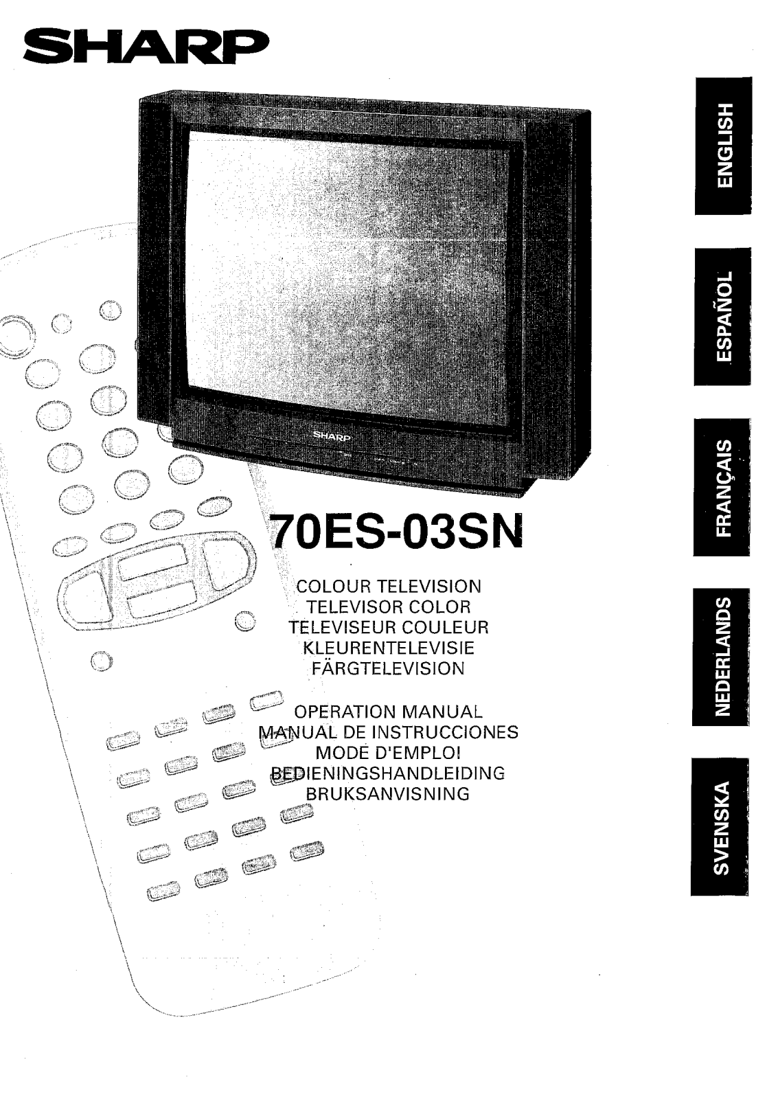 SHARP 70ES-03SN User Manual
